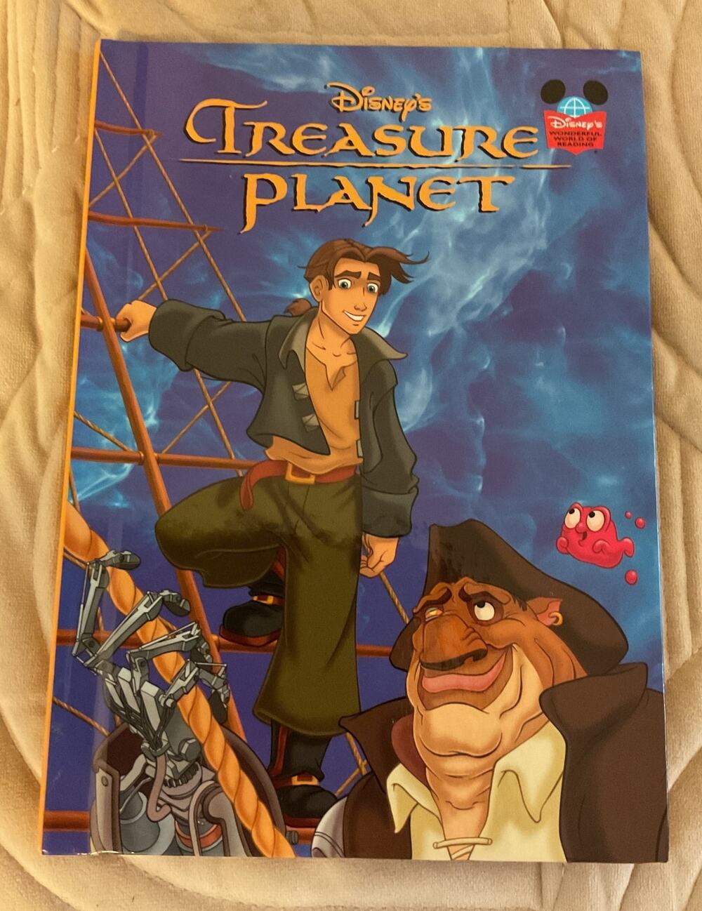 Disney Treasure Planet 2002 VTG Wonderful World of Reading Hardcover Book